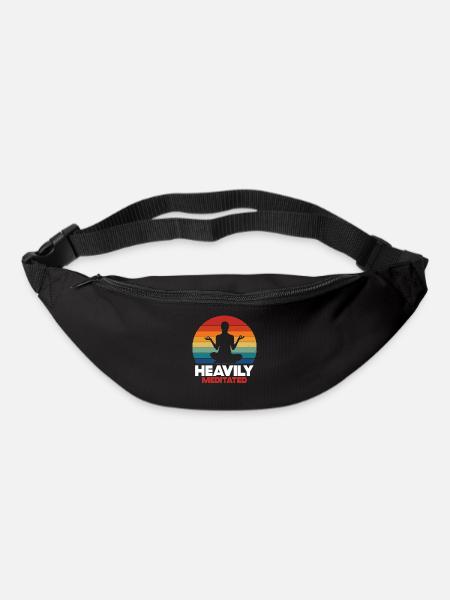 Stark meditiert - Gürteltasche - Schwarz