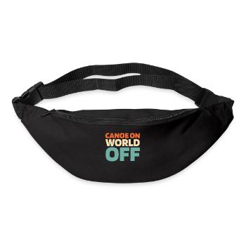 Kanu Kanute Canoe On World Off - Gürteltasche - Schwarz - Vorne