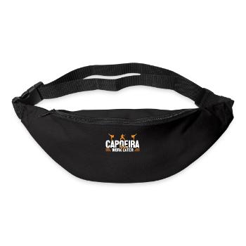 Capoeira erstes Werk, später Capoeirista Ginga Tanz - Gürteltasche - Schwarz - Vorne