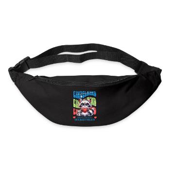 Enfant unique, je vais être une sœur fière - Sac banane - noir - Devant