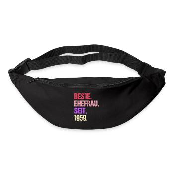 Meilleure épouse de la Saint-Valentin depuis 1959 - Sac banane - noir - Devant