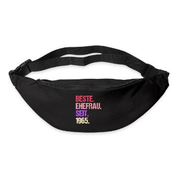 Valentinstag Beste Ehefrau Seit 1965 - Gürteltasche - Schwarz - Vorne