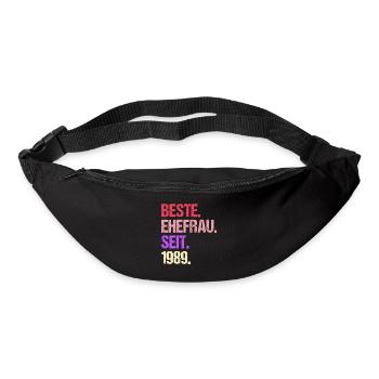 Meilleure épouse de la Saint-Valentin depuis 1989 - Sac banane - noir - Devant