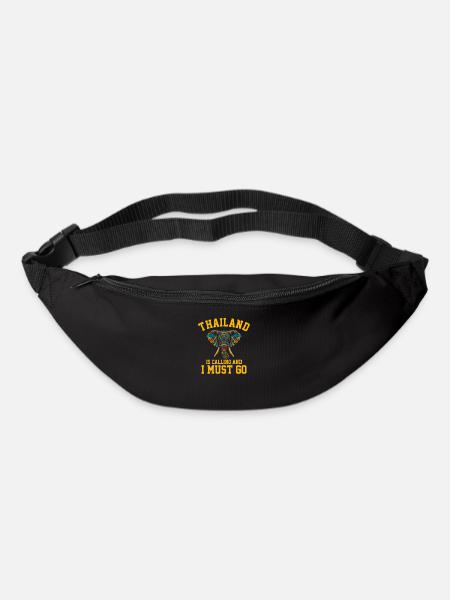 Thailand is calling and i must go - Gürteltasche - Schwarz