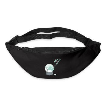 Boule à freeride - Sac banane - noir - Devant