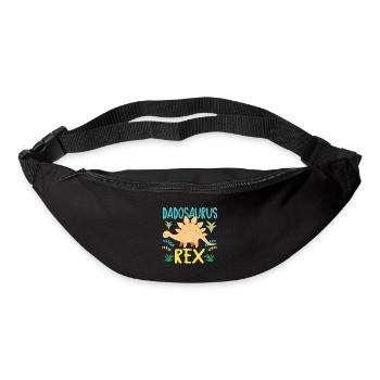 Dad Dinosaur Family Matching Birthday Party - Bum bag - black - Front
