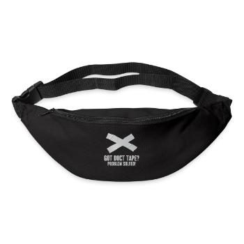 Duct Tape Engineer Humorous Men's Duct Tape - Bum bag - black - Front