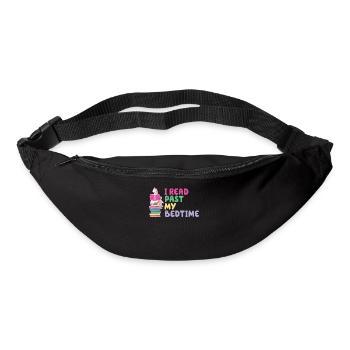 I read unicorn after bedtime - Bum bag - black - Front