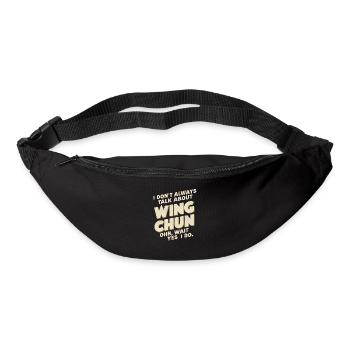 Wing Chun Kampfsport Geschenk - Gürteltasche - Schwarz - Vorne