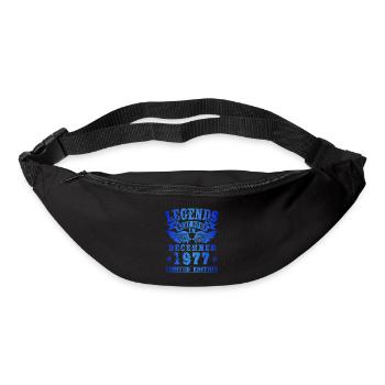 Legends were born in December 1977 Birthday - Bum bag - black - Front