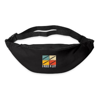 Klarinette Blasinstrument Klarinettenspieler - Gürteltasche - Schwarz - Vorne