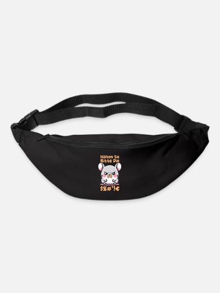 Chinchilla Halten Sie Bitte Die Fresse - Gürteltasche - Schwarz