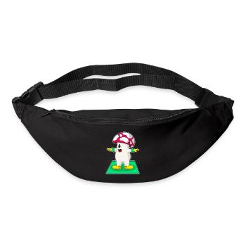 Mushroom Yoga Fitness Gymnastique - Sac banane - noir - Devant