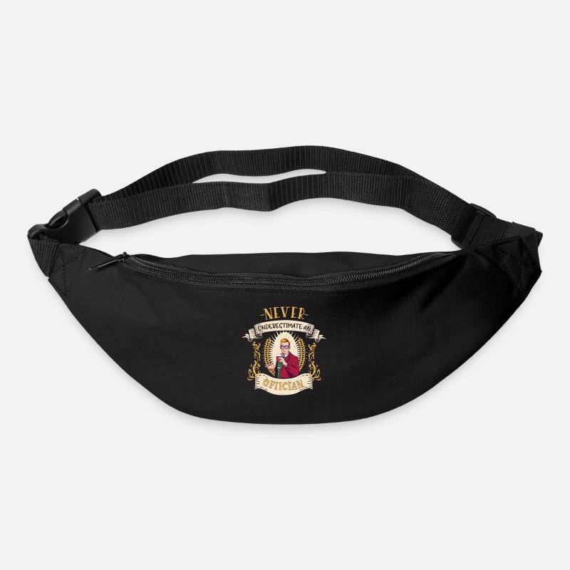 Optiker Sehprofi Lustiges Geschenk - Gürteltasche - Schwarz