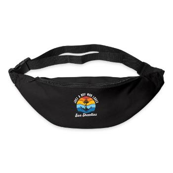 Sailor Meme Pirate Ship Ocean Sailing - Bum bag - black - Front
