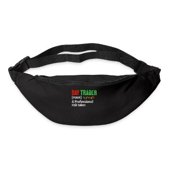 Day Trader Funny Definition Candlestick - Bum bag - black - Front