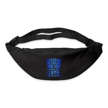 Legends were born in February 1979 Birthday - Bum bag - black - Front