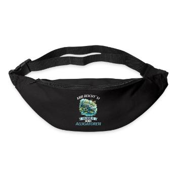 Alligatoren Alligator - Gürteltasche - Schwarz - Vorne