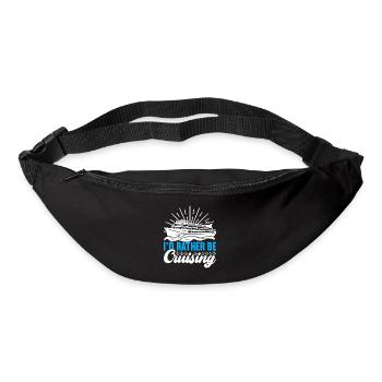 Kreuzfahrt Urlaub Kreuzfahrtschiff - Gürteltasche - Schwarz - Vorne
