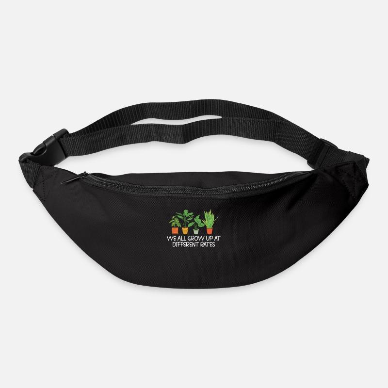T-shirt d’inspiration de croissance de jardinage - Sac banane - noir