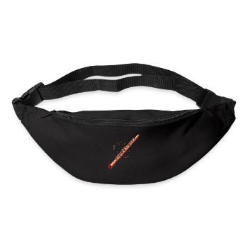 Flûte graphique - Sac banane - noir - Devant