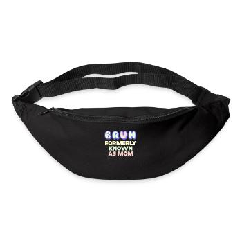 Bruh Formerly Known As Mom - Bum bag - black - Front