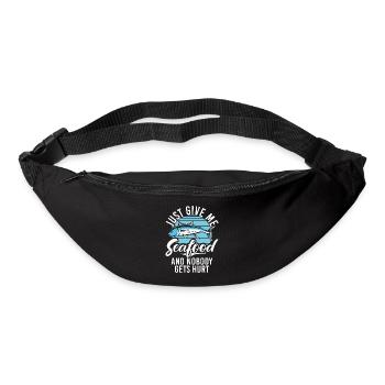 Seafood Lover Gift - Gürteltasche - Schwarz - Vorne