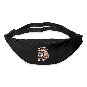 Katze Scottish Fold Geschenk - Gürteltasche - Schwarz - Vorne