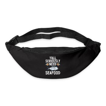 Seafood Lover Gift - Gürteltasche - Schwarz - Vorne