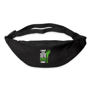Zombie Zombie Hunter Zombie Apocalypse Gift - Bum bag - black - Front