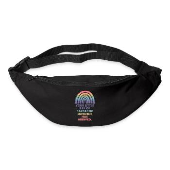Your little ray of sarcastic sunshine - Bum bag - black - Front