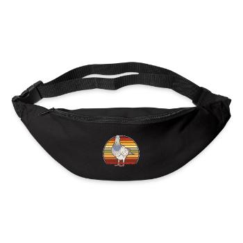 Taubenliebhaber Tauben Vogel Liebhaber Pigeon - Gürteltasche - Schwarz - Vorne