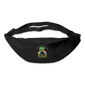 Ich Bin Verwirrter Als Ein Chamäleon - Gürteltasche - Schwarz - Vorne