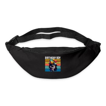 Birthday Boy Astronaut Space Theme Birthday - Bum bag - black - Front