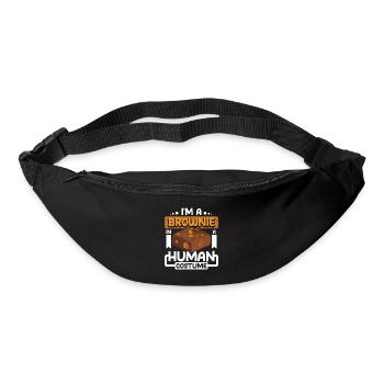 I'm a brownie in a human costume - Gürteltasche - Schwarz - Vorne