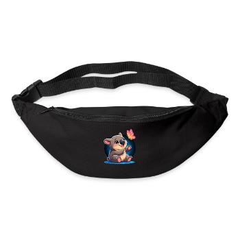 Se sentir Wombat-Tastic aujourd’hui - Wombat drôle - Sac banane - noir - Devant