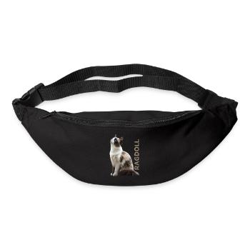 Ragdoll - Gürteltasche - Schwarz - Vorne