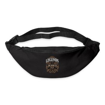 1974 Juillet Naissance Anniversaire Année de naissance - Sac banane - noir - Devant