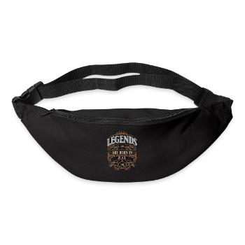 1990 Juillet Naissance Anniversaire Année de naissance - Sac banane - noir - Devant