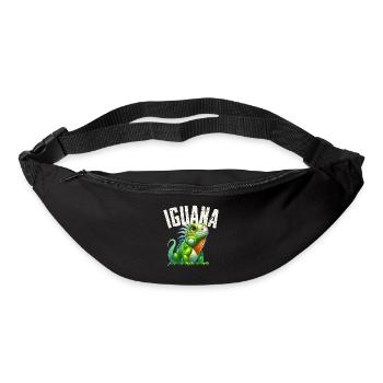 Iguane - Sac banane - noir - Devant