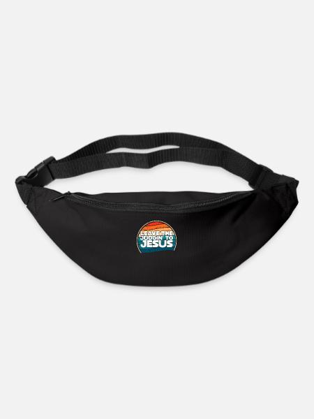 Überlassen Sie das Urteil Jesus - Gürteltasche - Schwarz