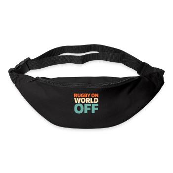 Rugby Rugby On World Off - Gürteltasche - Schwarz - Vorne