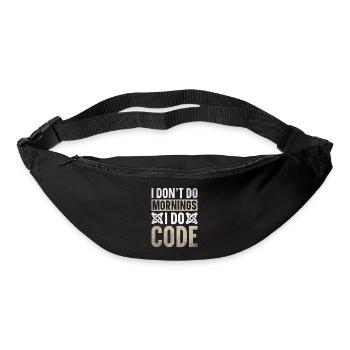 Programmer Computer Scientist Computer Nerd Gift - Bum bag - black - Front