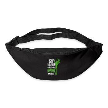 Zombie - Gürteltasche - Schwarz - Vorne