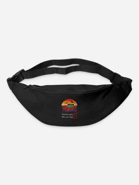 Moin Rerik Ostseebad zwischen Ostsee und Haff - Gürteltasche - Schwarz