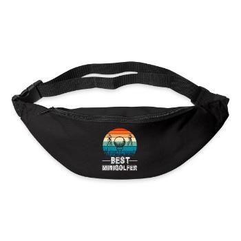 Le meilleur sport de golf pour minigolfeur - Sac banane - noir - Devant