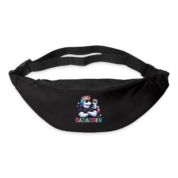 Dadacorn Unicorn Dad Dad Father's Day Daughter - Bum bag - black - Front
