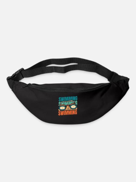 Schwimmen Schwimmer - Gürteltasche - Schwarz