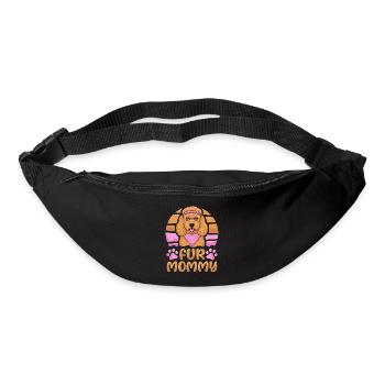 Golden Doodle Maman Chien Maman Pour Maman - Sac banane - noir - Devant