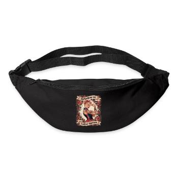 Giving up is not an option - birthday, Mother's Day, - Bum bag - black - Front